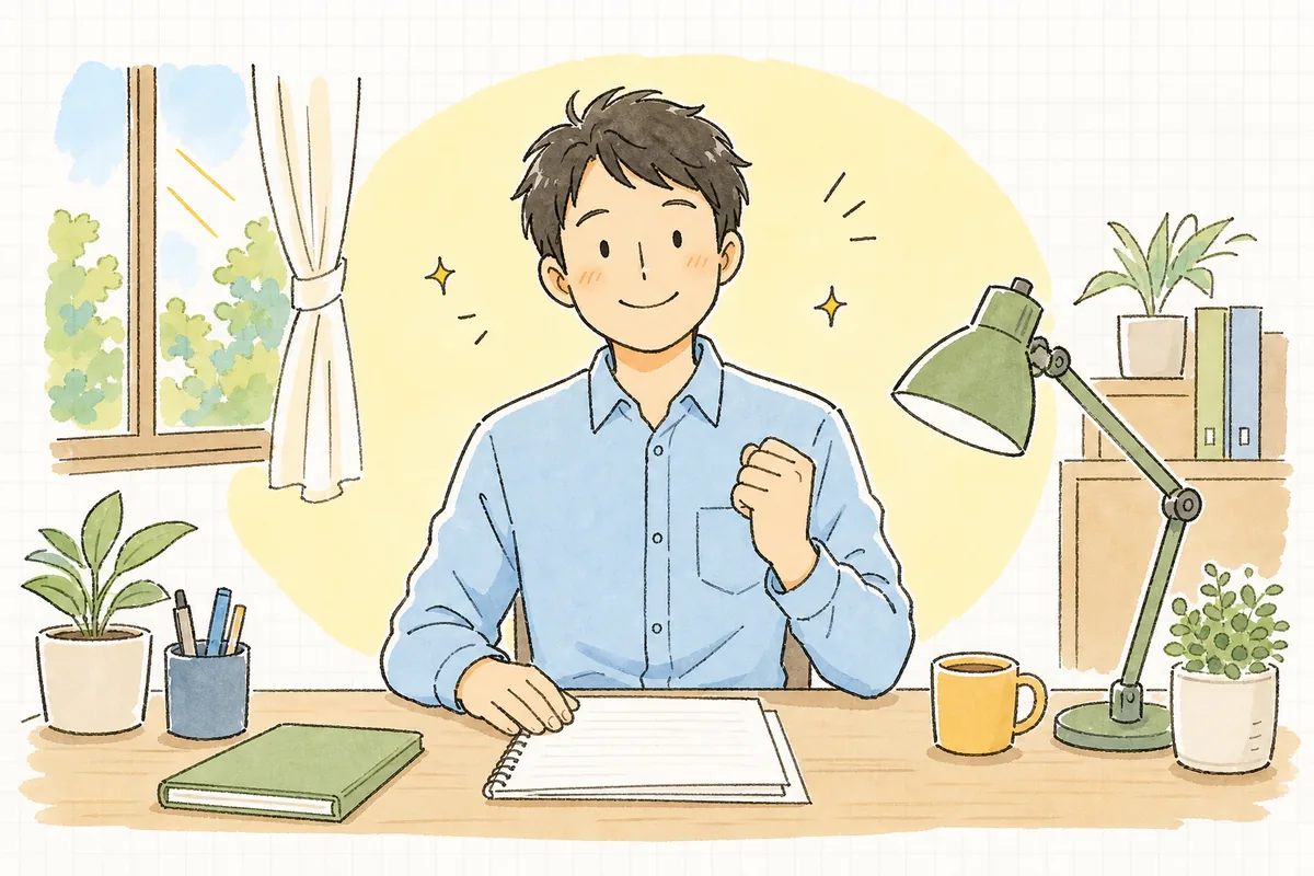気になっていたコードの経緯をたどり終えて、判断がついたことに安心している保守運用の担当者